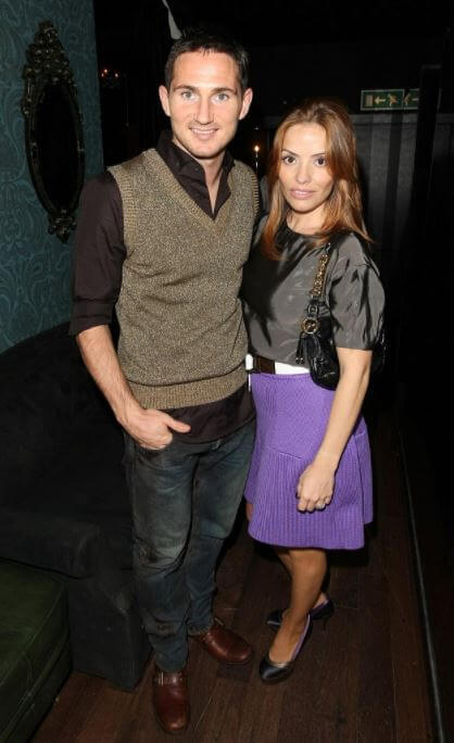 Elen Rivas with her ex-fiance, Frank Lampard.